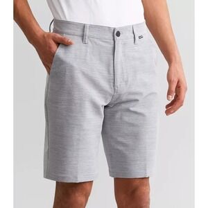 Hurley Mens Gray Cutback Stretch Walkshort, Size 32